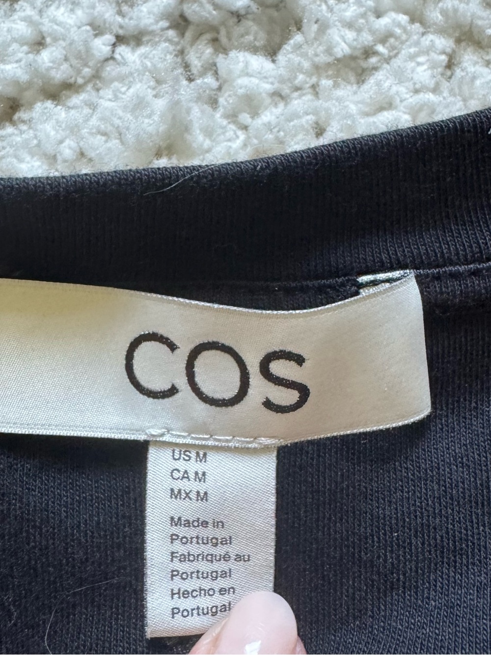 COS Oversized Boxy Cotton T-Shirt - Picture 5 of 7